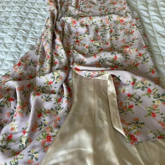 Lovers + Friends floral sun Room ruffle button down midi dress - Picture 10 of 12